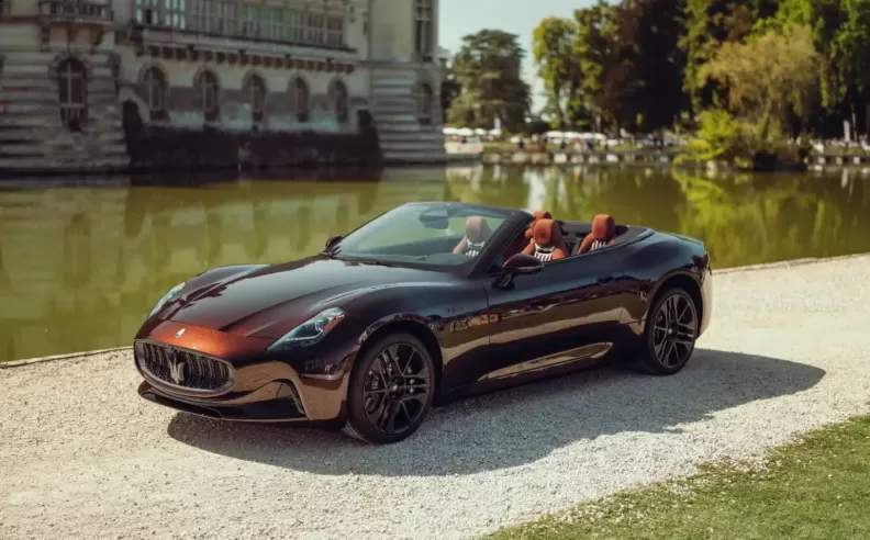 Maserati GranCabrio Folgore Tignanello takes over the stage at  Chantilly Arts & Elegance Richard Mille