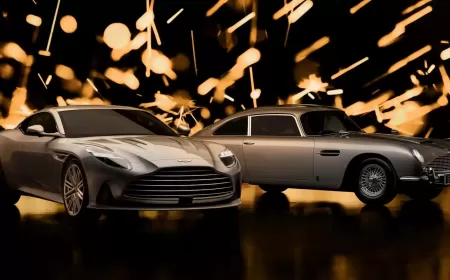 Aston Martin DB12 Goldfinger: Celebrating 60 Years of James Bond with Real Gold