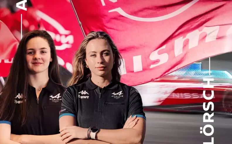 Nissan Formula E Team Tests Rising Stars Flörsch and Pulling