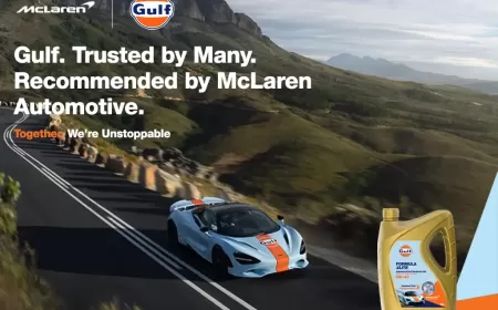 Gulf: McLaren’s Official Oil and Lubricant Partner