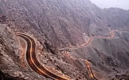 طريق الهدا أحد أكثر الطرق المنحنية غرابة في العالم موجود بالسعودية