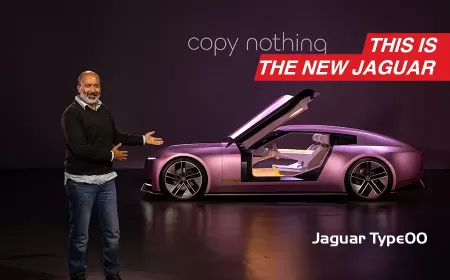 In video: A Glimpse Into the Future Jaguar Type 00 Electric Concept Car