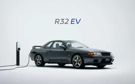 All-Electric Nissan R32 GT-R EV showcased at 2025 Tokyo Auto Salon