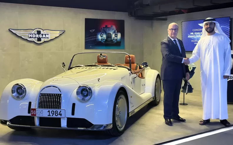 Adamas Motor Group Delivers the First Morgan Midsummer in the Middle East.