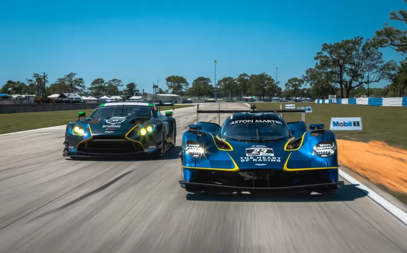 Aston Martin Valkyrie Secures Top 10 in IMSA Championship