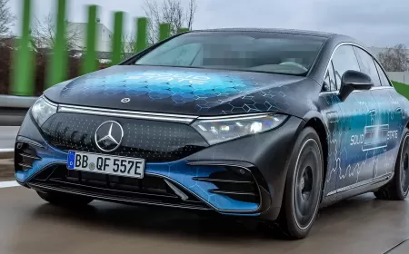 Mercedes EQS Prototype Targets Over 1,000 km Range with Semi-Solid-State Battery