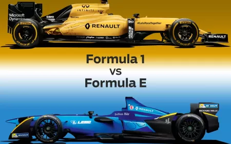 The most popular motorsports competitions: Formula 1 and Formula E