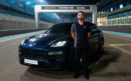 Porsche Cayenne Turbo GT sets first official production SUV lap record at Yas Marina Circuit