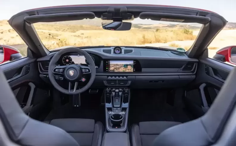 Porsche 911 2025 interior features UAE
