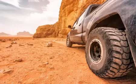 While exploring the deserts it is essential to have the right tires