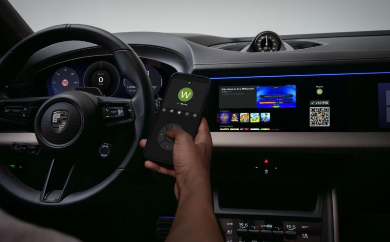 Porsche adopts in-car gaming with AirConsole