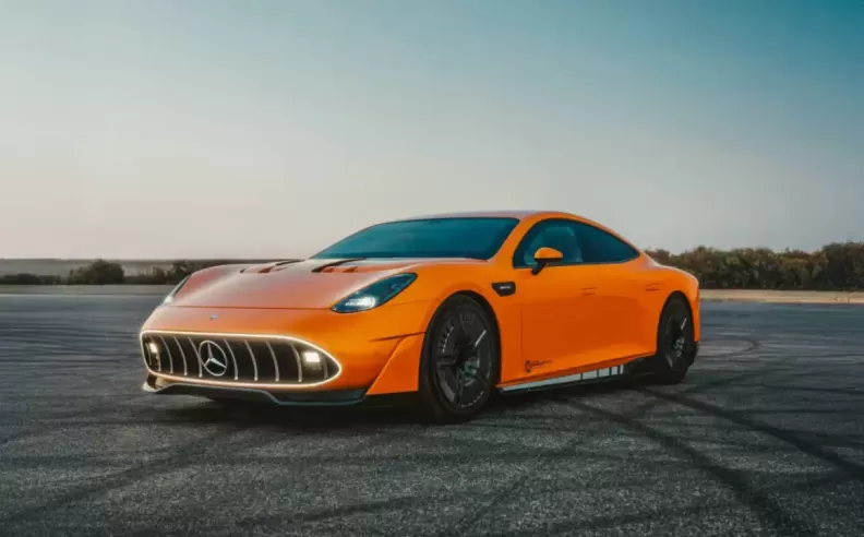 اختبارية مرسيدس AMG GT XX تحطم أرقام التحمل الكهربائية في إيطاليا