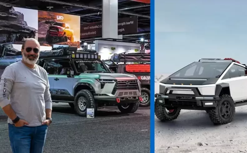 Video: Tesla Joins the Off Road Madness at SEMA 2025 with Extreme 4x4 Builds