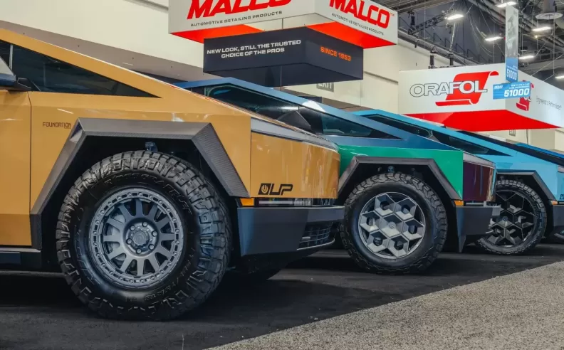 Tesla Cybertruck Steals the Show