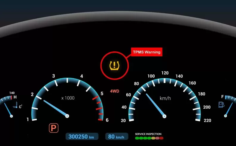 أعطال شائعة في حساس ضغط الإطارات TPMS