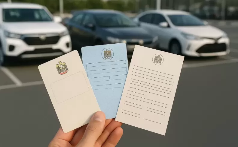 خطوات نقل الملكية وتسجيل السيارة في الإمارات