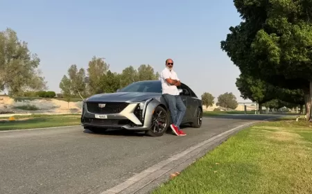 القوة تلتقي بالفخامة في تجربة قيادة كاديلاك CT5 سبورت 350T 2025