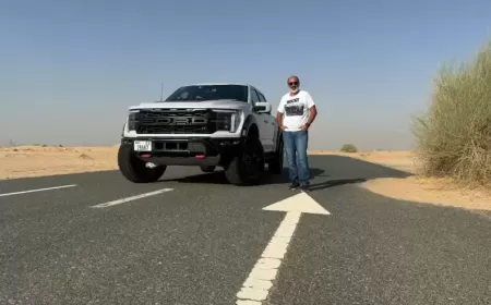 Ford F150 Raptor R 2025 Test Drive in the UAE Desert