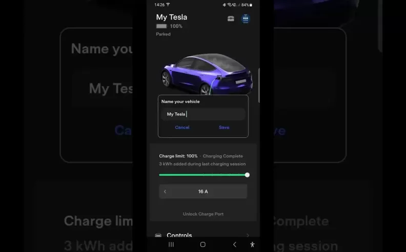 Changing the Name Inside the Car