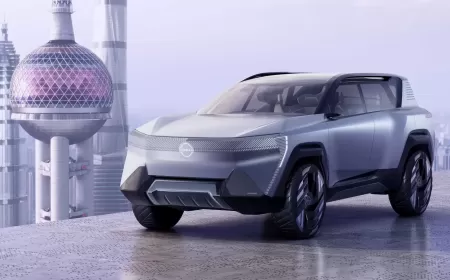 نيسان تدشن سيارة اريزون SUV الكهربائية في شانغهاي بتصميم ملفت وداخلية مستقبلية 
