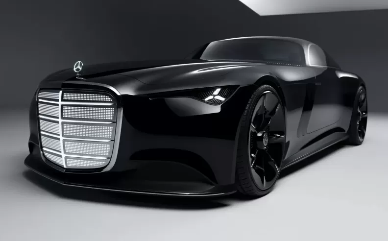 Mercedes Vision Iconic Brings 1930s Glamour to the Future of Electric Coupes