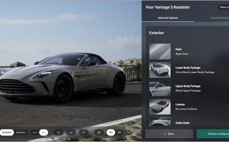 Aston Martin Unveils New Configurator That Sets the Standard for Automotive Digital Products