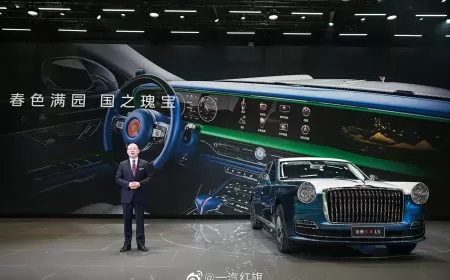 انطلاق الجيل الثاني لهونشي L5 السيارة الأفخم والأغلى سعراً في الصين