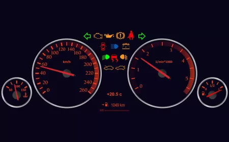 من الأحمر إلى الأزرق: دليل شامل لفهم معنى ألوان تابلوه السيارة