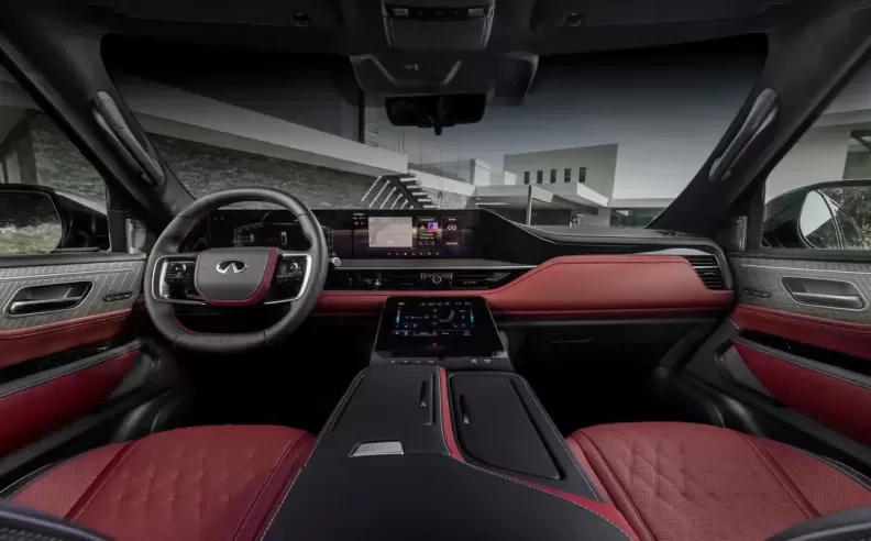 The QX80 reflects power, presence, and executive comfort