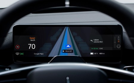 Polestar first to integrate Google Maps’ live lane guidance  a new navigation experience on the driver display in Polestar 4