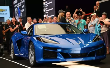 First Retail Production 2024 Chevrolet Corvette E-Ray Sells For $1.15M