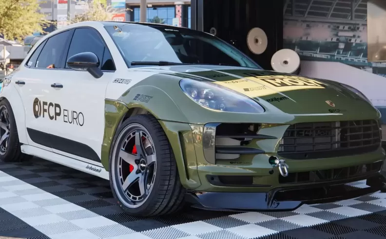 Porsche Macan Drift Monster Unleashed with Audi V8 at SEMA 2025