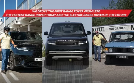 Video: Driving the World’s First Range Rover to the All New Electric Model at Goodwood 2025