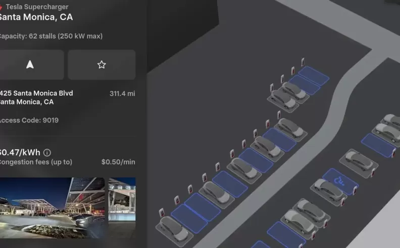 خرائط سوبرتشارجر ثلاثية الأبعاد: شحن ذكي في الوقت الحقيقي