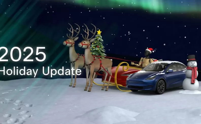 ميزات ترفيهية خفيفة: شخصية تسلا المرحة مستمرة