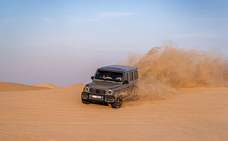 تجربة القيادة على الكثبان مع مرسيدس-بنز