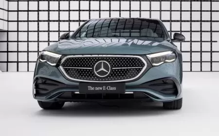 2024 Mercedes-Benz E-Class Debuts: EQ Face, Rear Steer, And A Selfie Cam