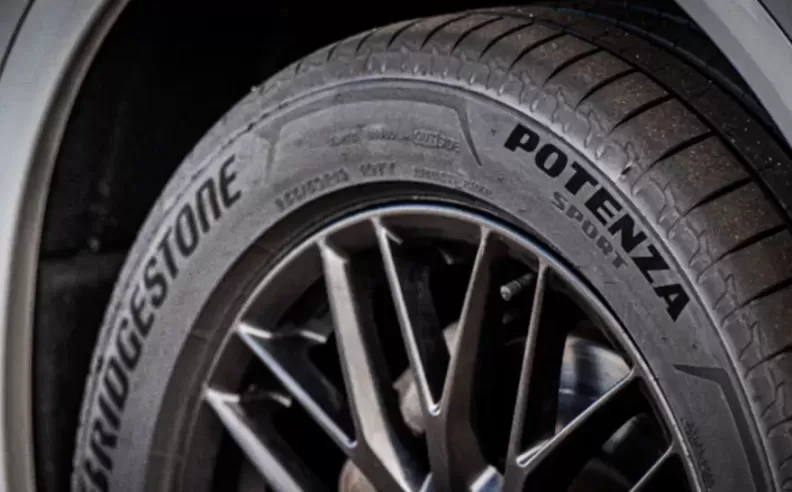 The premium high-performance Potenza Sport tires 