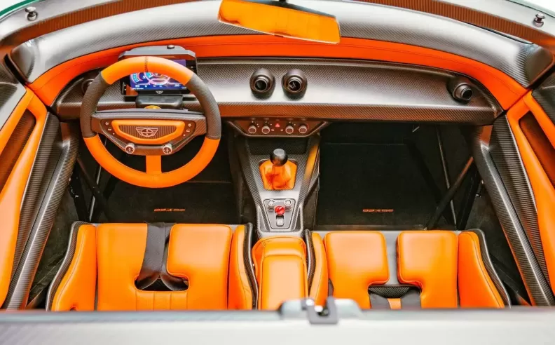 Revolutionary Carbon Tech and Driver Focused Cabin