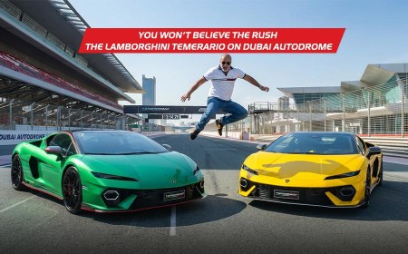 Crazy drive: 10,000 RPM in the all-new Lamborghini Temerario in Dubai Autodrome