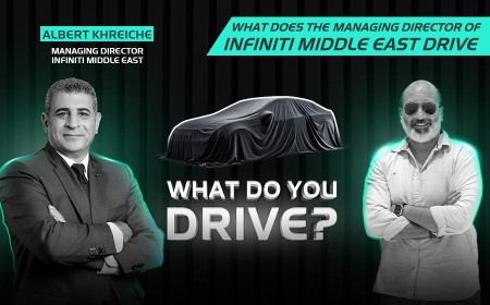 What does the Managing Director of Infiniti Middle East drive?